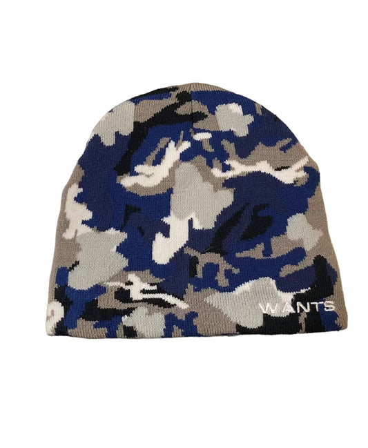 Blue Camo Beanie